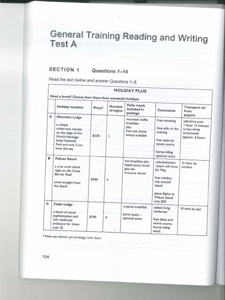 Test A | PDF