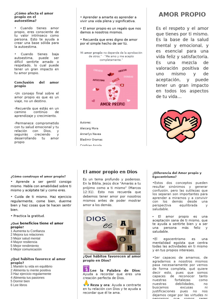 Amor Propio Pdf