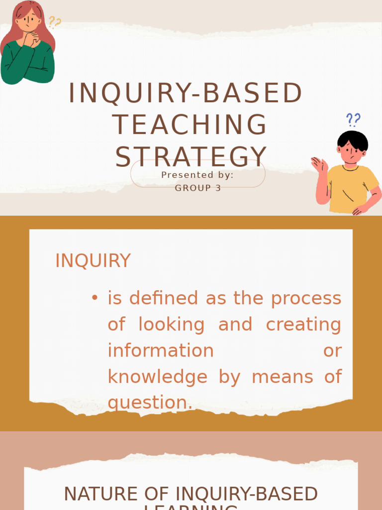 Inquiry Based Teaching Strategy | PDF