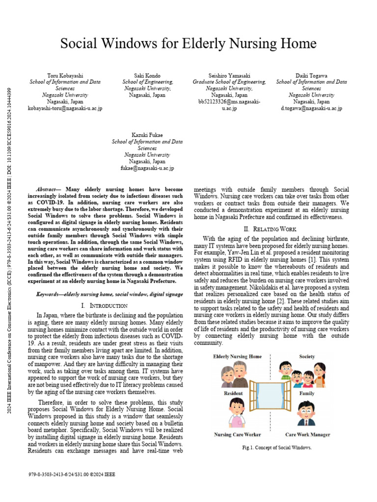 Social Windows For Elderly Nursing Home | PDF | Nursing | World Wide Web