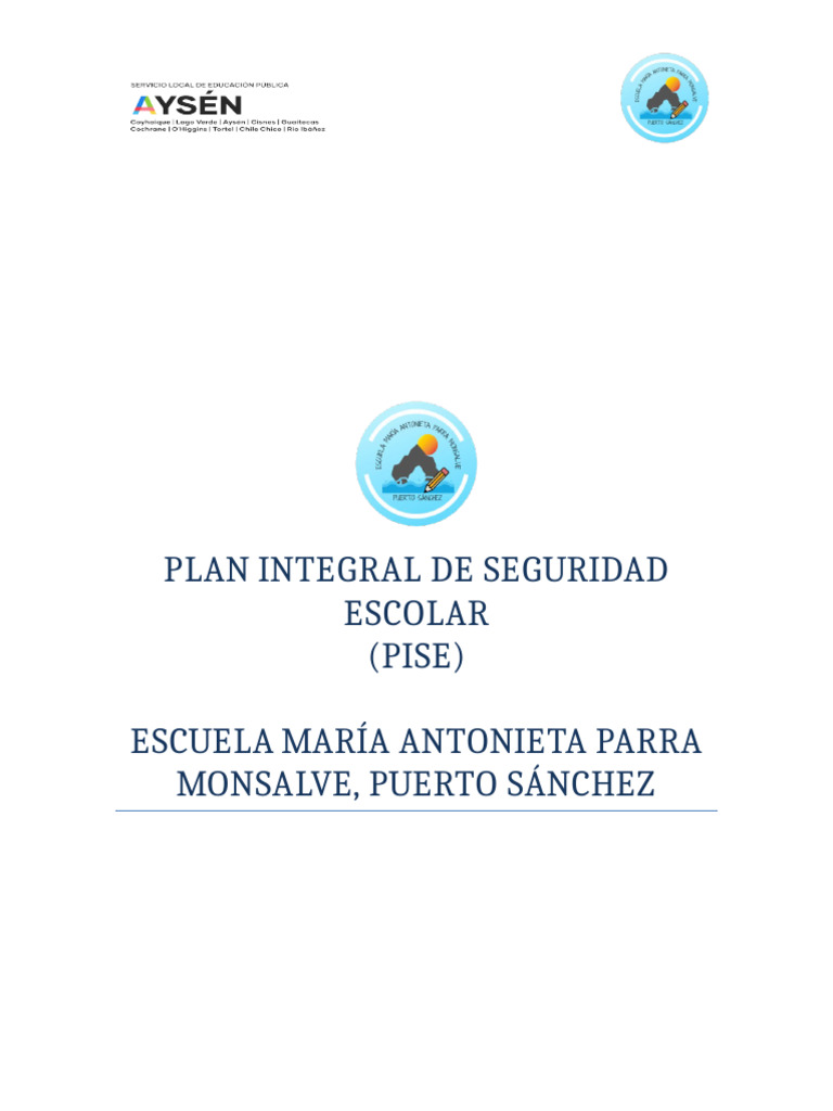 Plan Integral de Seguridad Escolar | PDF | Temblores | Tsunami