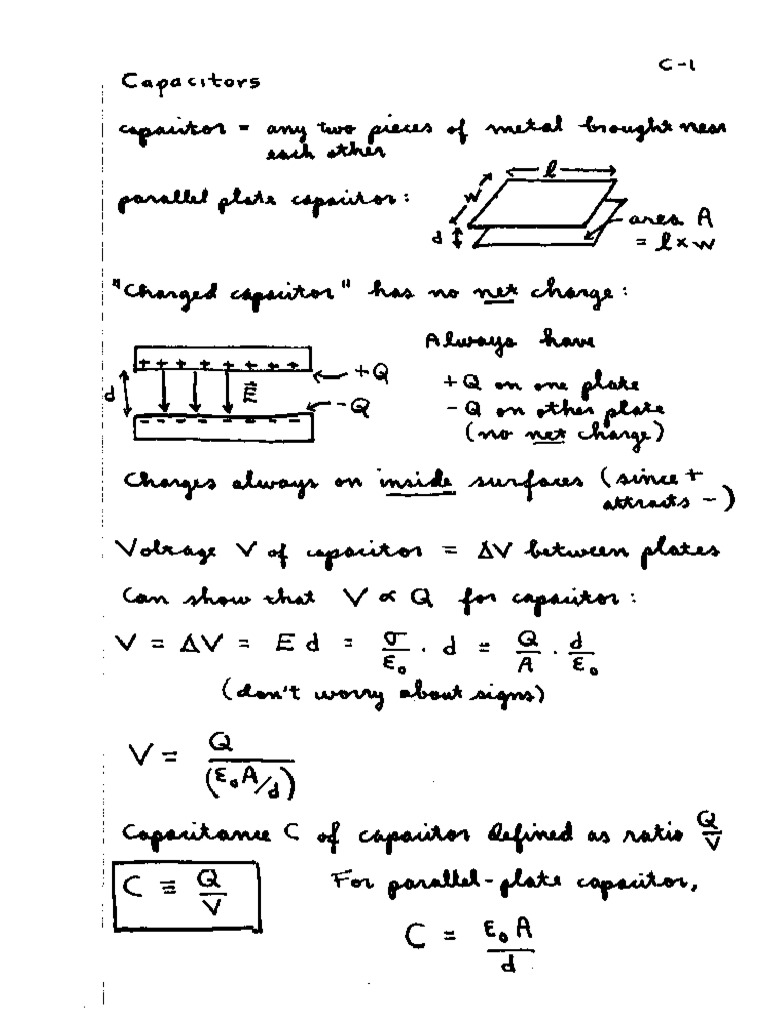 Knight, Ch.30 Capacitors | PDF