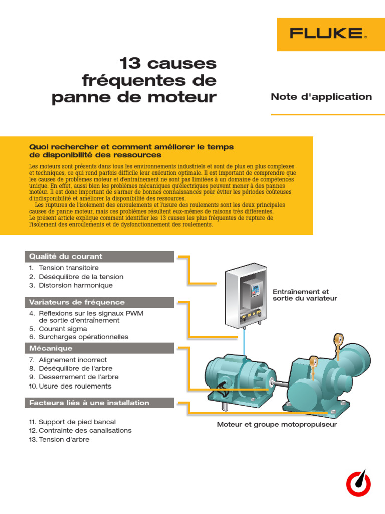 Causes fréquentes de pannes moteur PDF Biens manufacturés — free download
