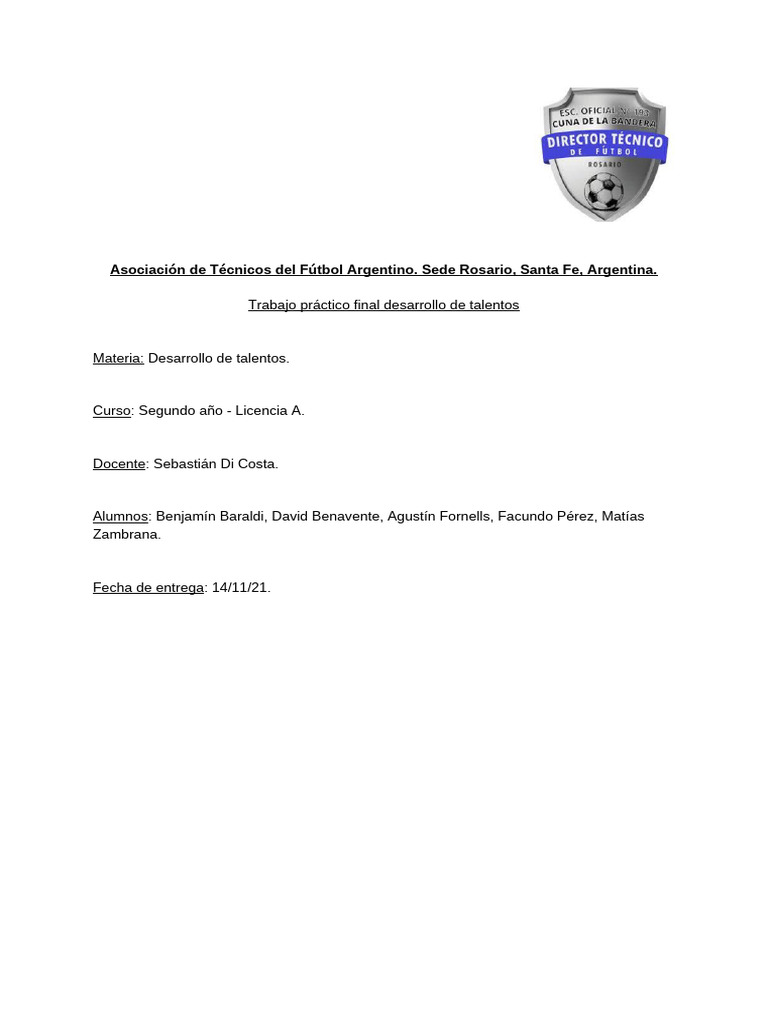 TP Final Di Costa | PDF