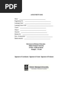 Download SMU Assignment Front Page by Sumanth Ac SN75960985 doc pdf