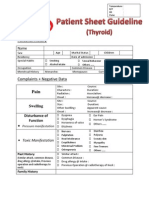 Thyroid Sheets