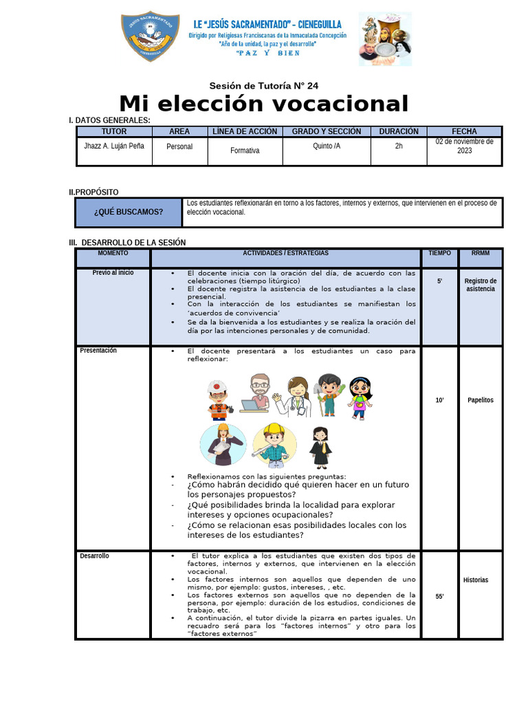Sesión 23 | PDF | Relaciones personales, crianza y desarrollo personal