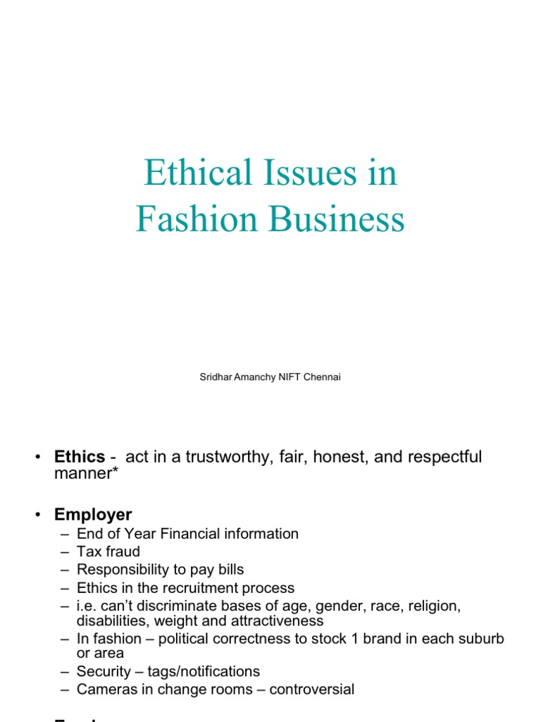 ethical fashion dissertation