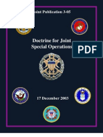 Doctrine For Joint Special Ops