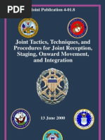 JTTP for JointReception,Staging,OnwardMovement and Int Erg Ration