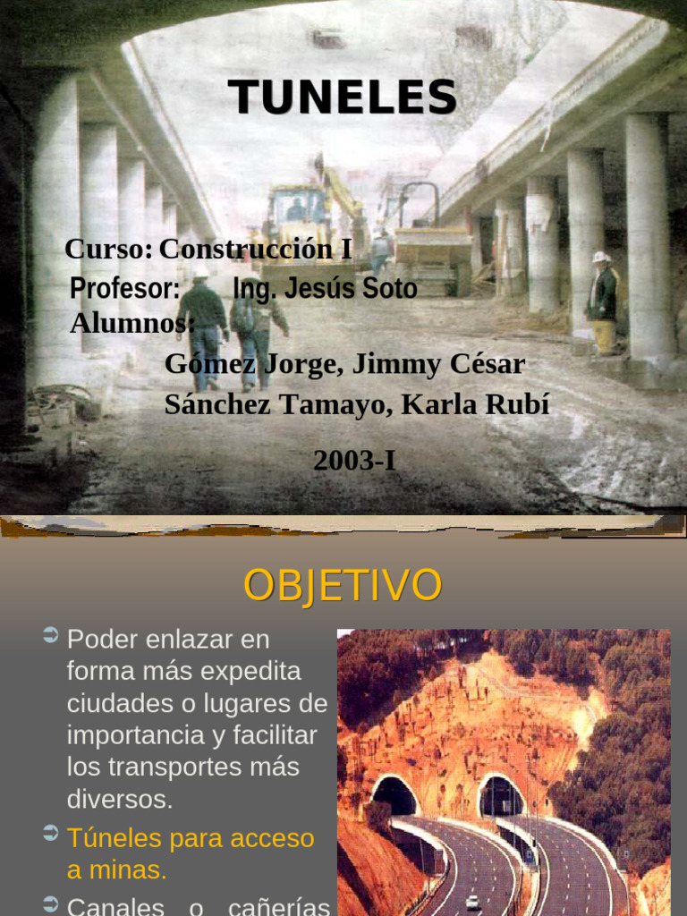 TUNELES | PDF