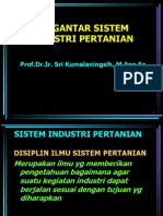 Pengantar Sistem Industri Pertanian