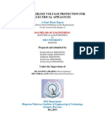 Over-Underline Voltage Protection For Electrical Appliances: A Final Thesis Report