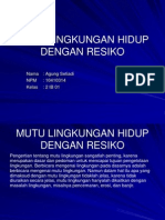 Mutu Lingkungan Hidup Dengan Resiko