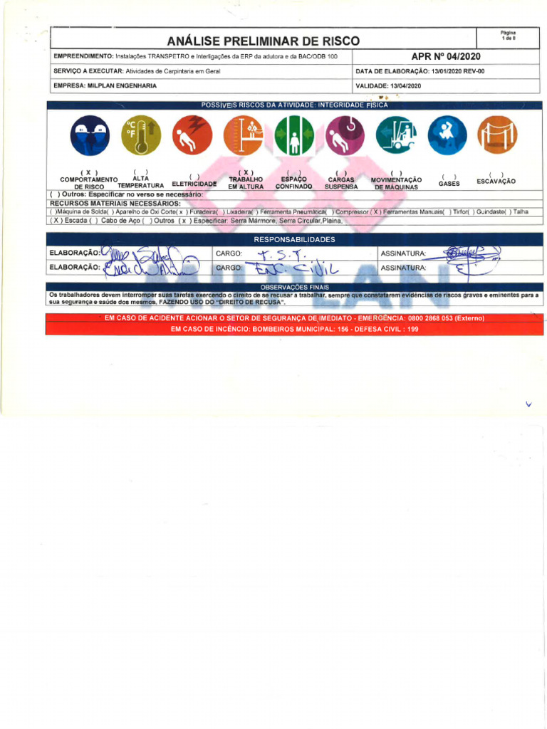 APR Carpintaria | PDF
