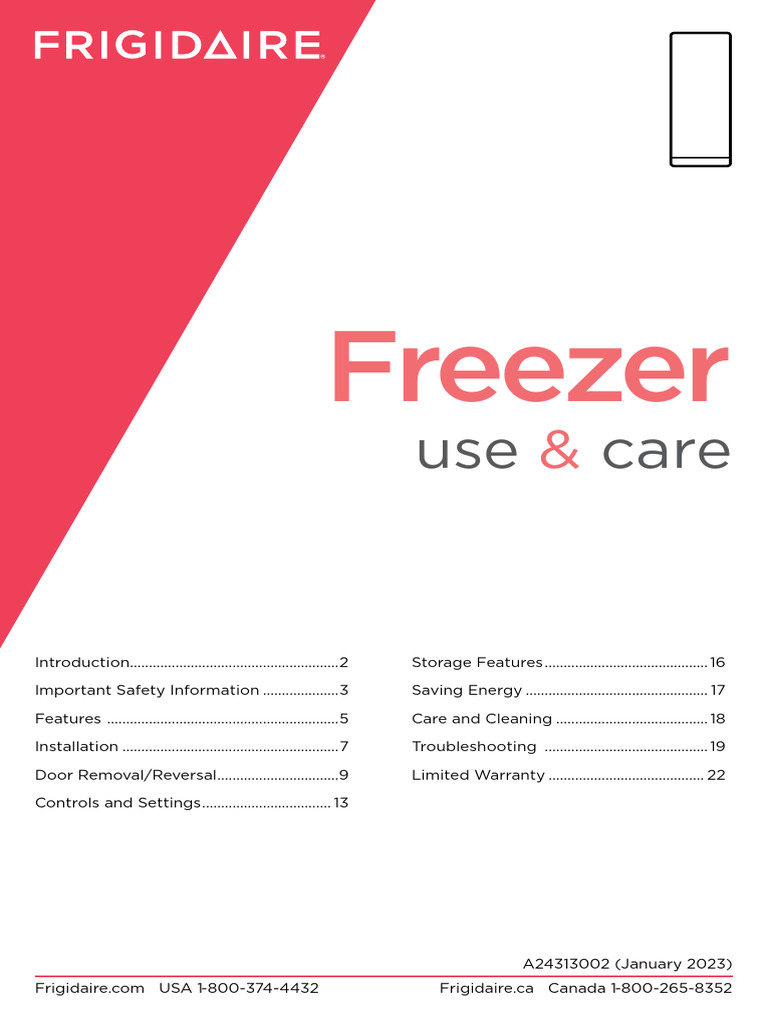 Freezer: Use Care | PDF