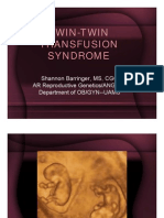 Barringer - Twin-twin Transfusion Syndrome Pnc2010