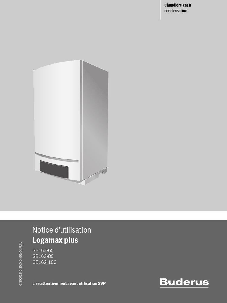 Mode D'emploi Chaudière Buderus6720808246 PDF — free download