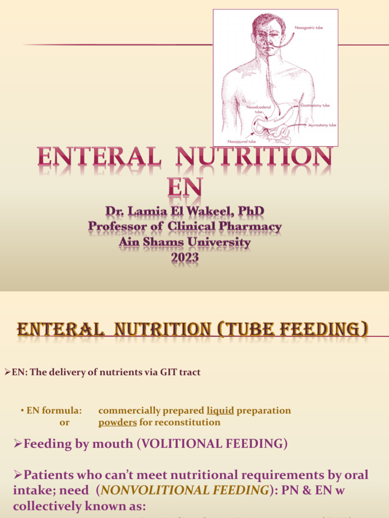 Enteral Nutrition 2023 | PDF