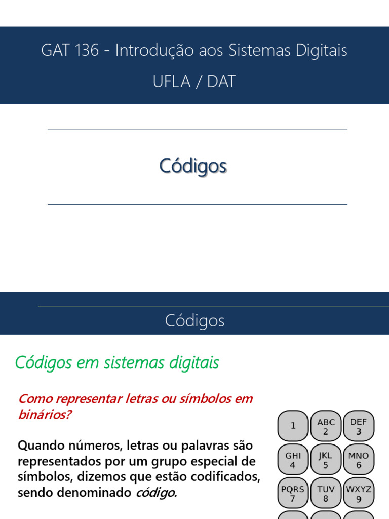 Aula 02 Codigos | PDF