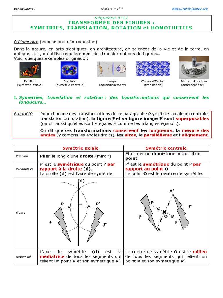 3e Seq 12-Transformations | PDF