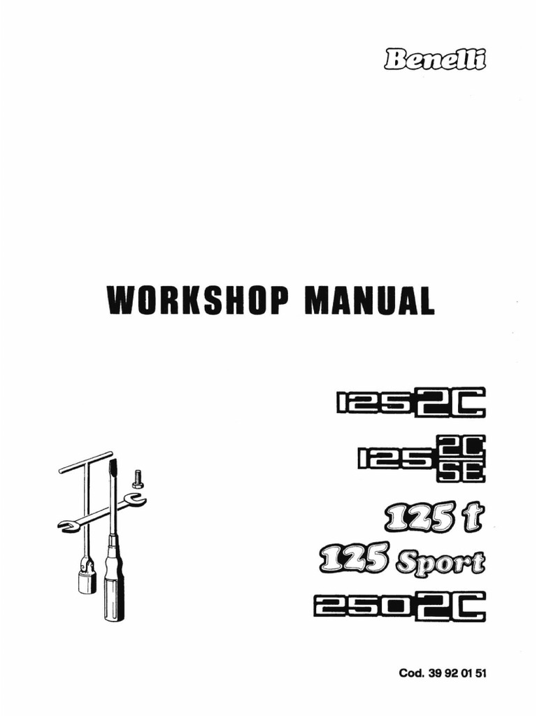 Benelli 125 250 2C Workshop Manual | PDF