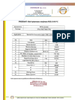 Titanium Dioxide Rutile  (RCG-3-R-P-C) - Product Sheet - Chemiglob