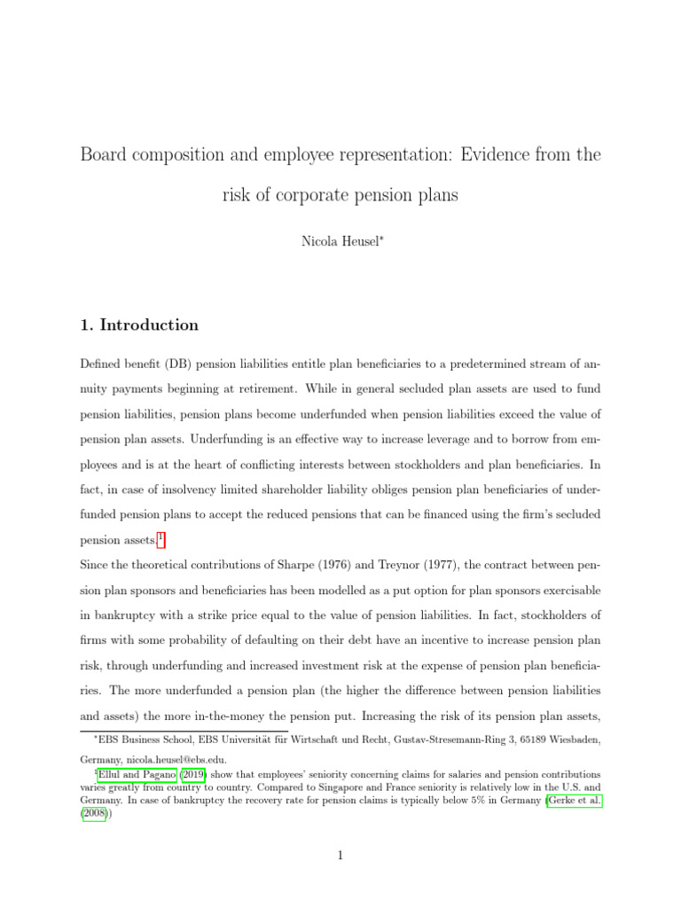 Board Composition and Employee Representation Discontinuity Analysis | PDF