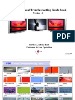 LG PDP TV Visual Troubleshooting Guide Book
