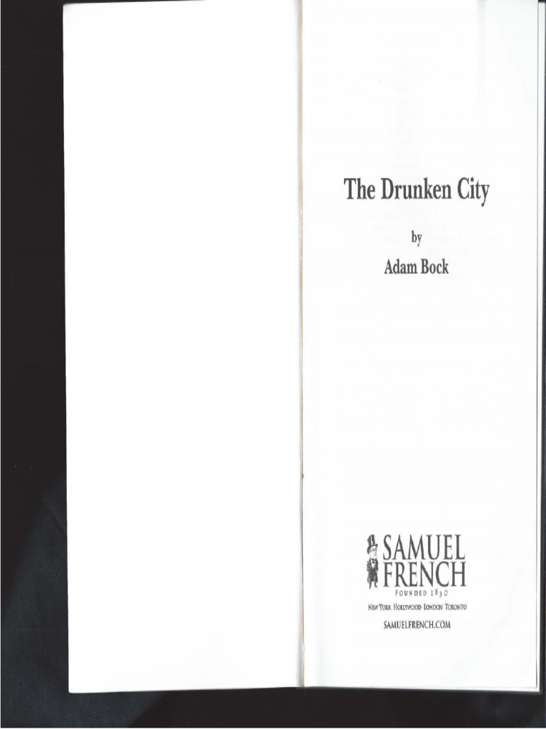 Script - The Drunken City | PDF