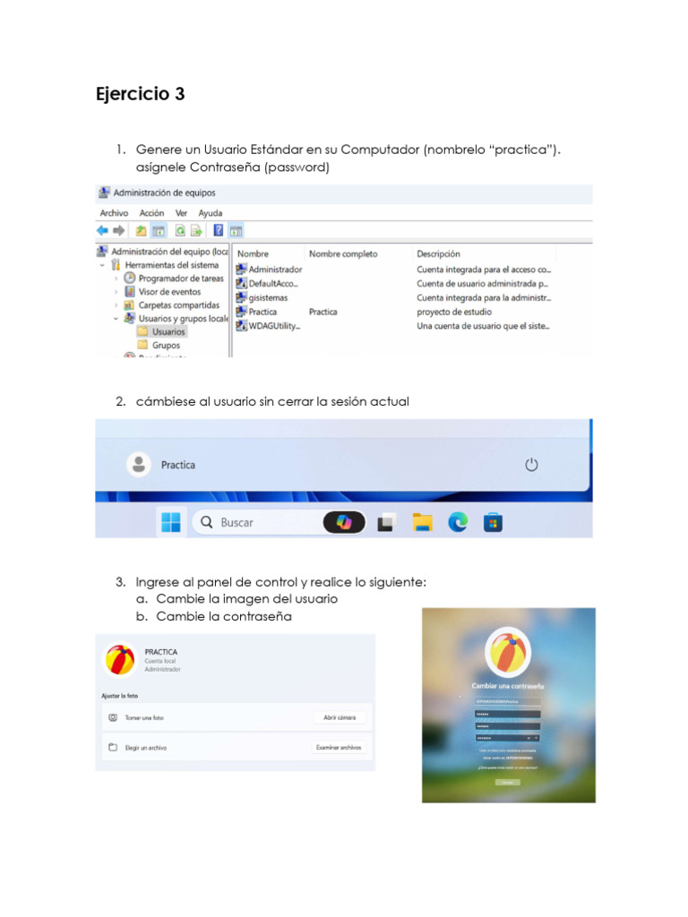 Ejercicios Prácticos de Windows 11 | PDF | Archivo de computadora ...