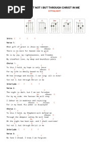 YET NOT I BUT THROUGH CHRIST IN ME - Ukulele Tabs by CityAlight On UkuTabs