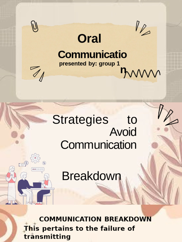 Strategies to Prevent Communication Breakdown | PDF | Communication ...