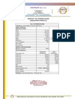 Talc Powder DC5000 - product sheet of mineral - chemiglob.com