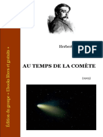 Au temps de la comète -roman-