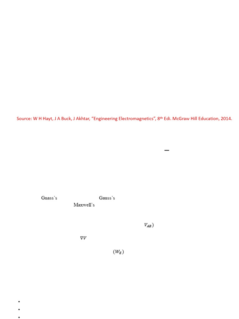 EMFT Training: Electrostatics Overview | PDF | Electric Field ...