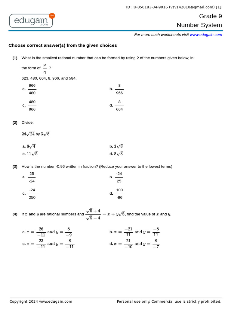 Grade9 850183 34 9016.q | PDF