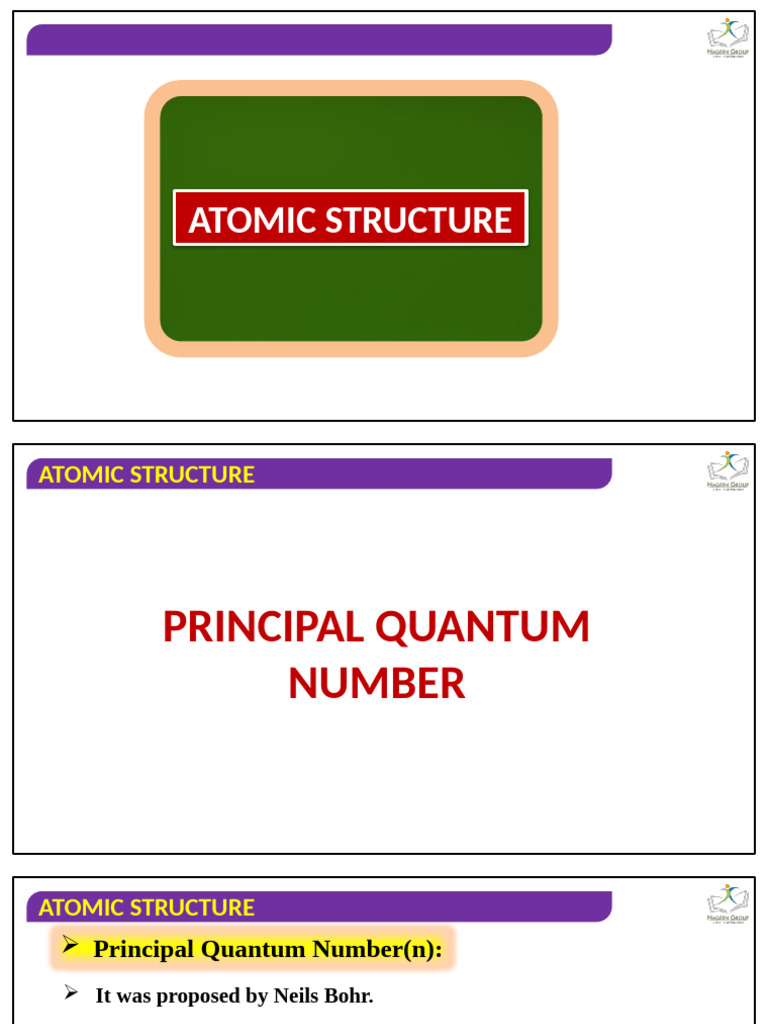 Che JR As M 11 Quantum Numbers | PDF | Quantum Chemistry | Science ...