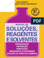 Manual de Solucoes, Reagentes e Solventes.