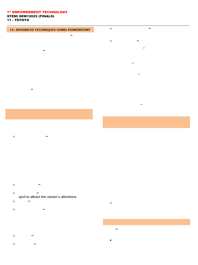 EmTech finals1SEM | PDF