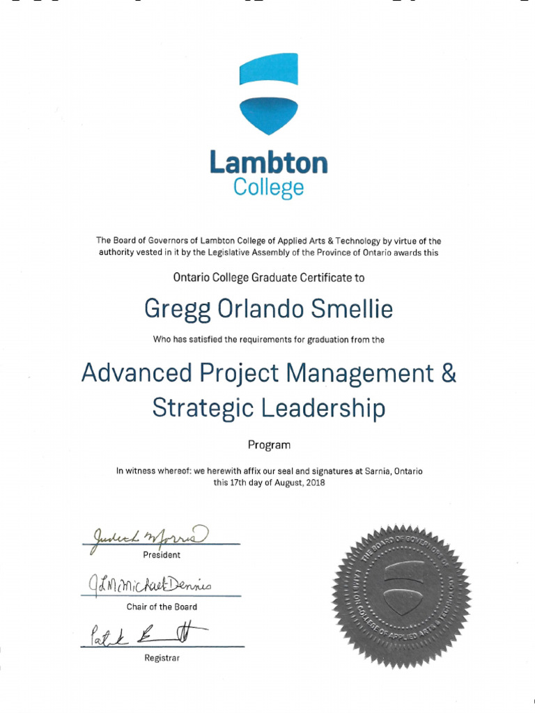 Advance PMP Graduate | PDF