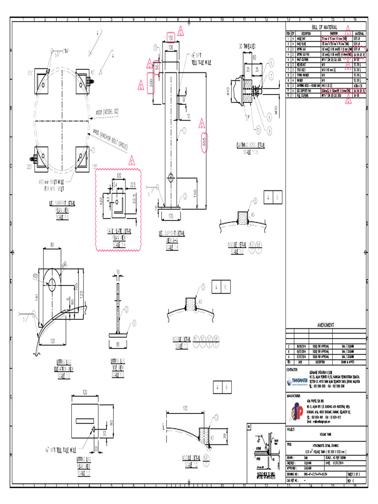 0.25m3 - VOLUME TANK-A.D.R REV C | PDF