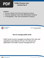 PFMA Compliance Reporting Framework | PDF | Expense | Business