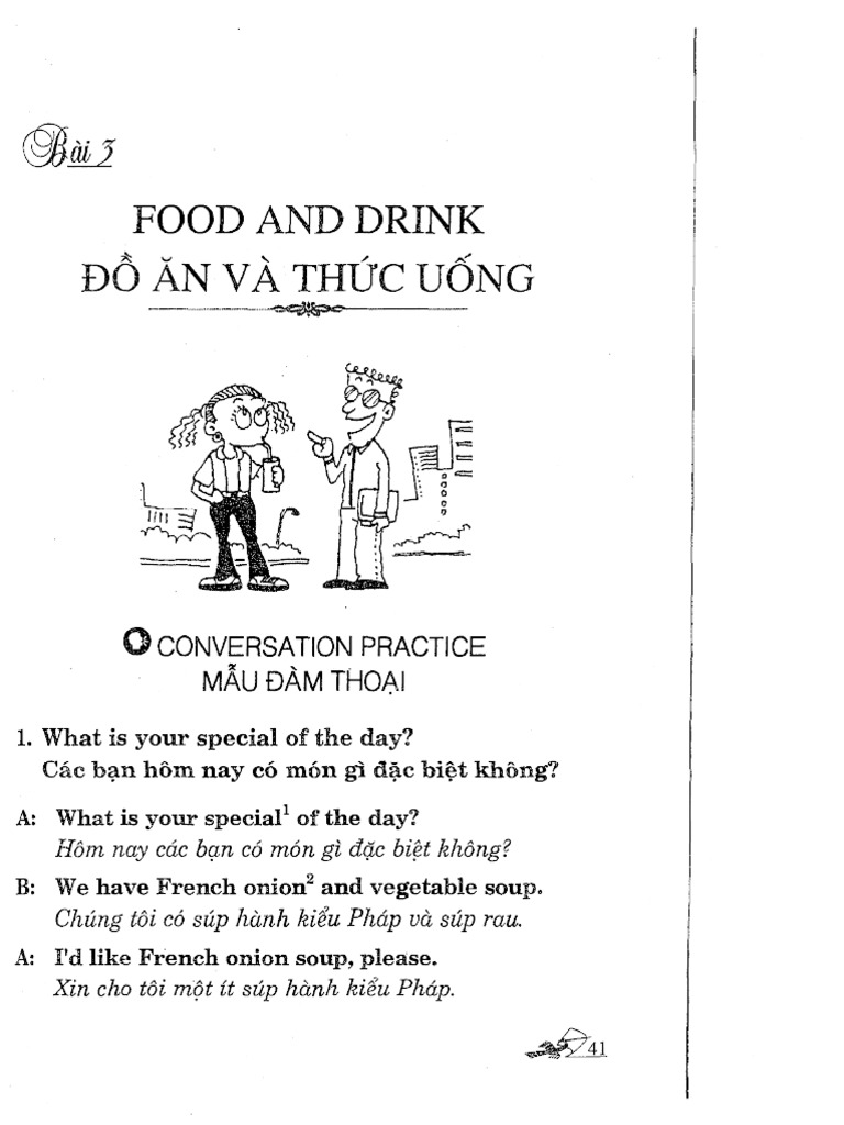 TUẦN 3 - FOOD AND DRINK | PDF | Cuisine | Foods