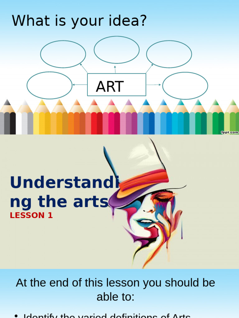Lesson 2 Understanding The Arts Pdf
