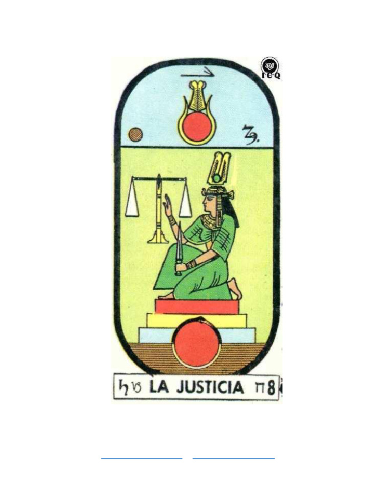 Estudio del Arcano 8 en Tarot | PDF | Arcanos Mayores | Derecho