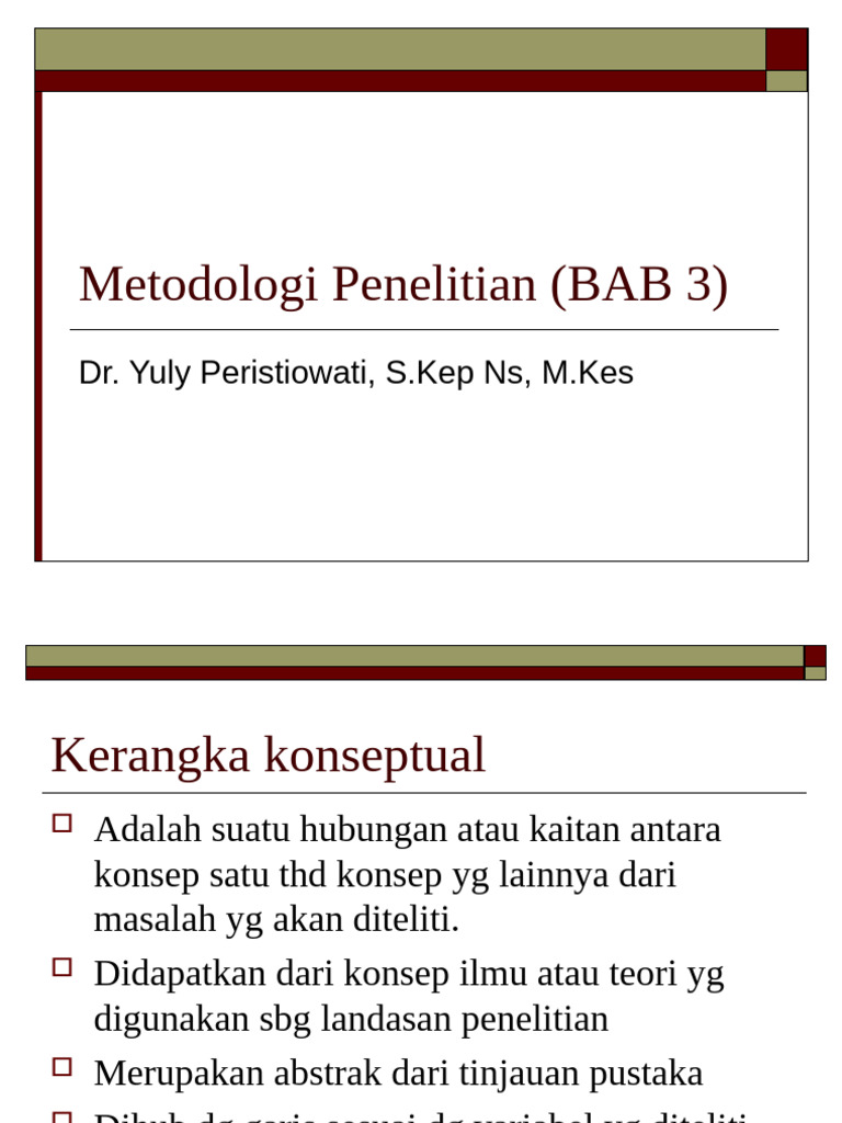 Kerangka Konsep Penelitian (II) | PDF