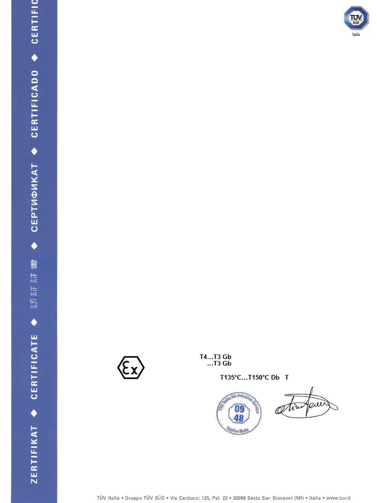 AB-355-TÜV IT 15 Atex 040X-English | PDF