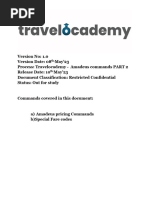Amadeus Special Pricing Commands | PDF