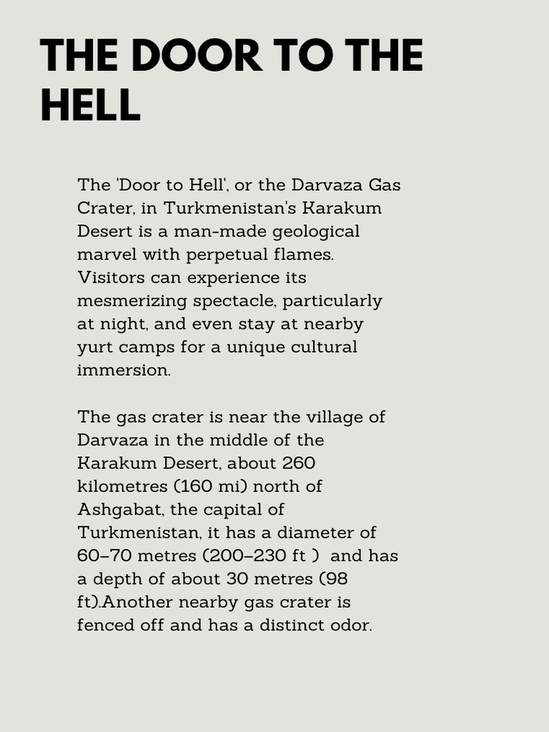The Door To Hell | PDF